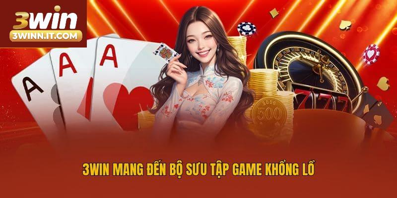 3win mang đến bộ sưu tập game khổng lồ